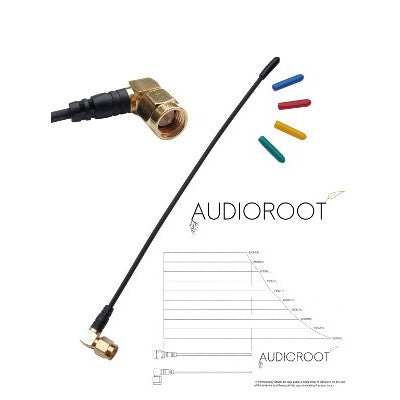Audioroot UHF SMA Right Angle Whip Antenna