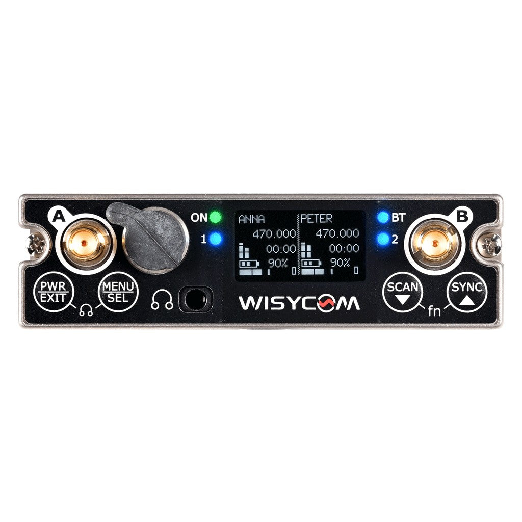 Wisycom MCR54 Dual Dual True Diversity Wireless Microphone Receiver