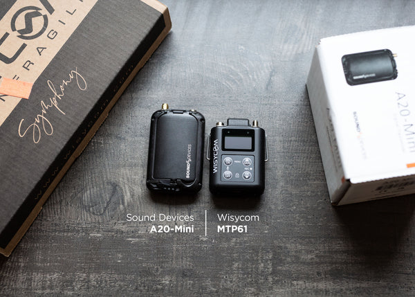 Wisycom MTP61 vs Sound Devices A20-Mini Size Comparison