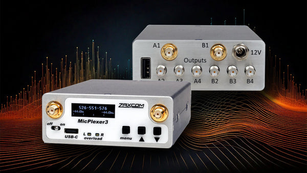 Introducing the Zaxcom MicPlexer 3: A Game-Changer for Wireless Audio Systems