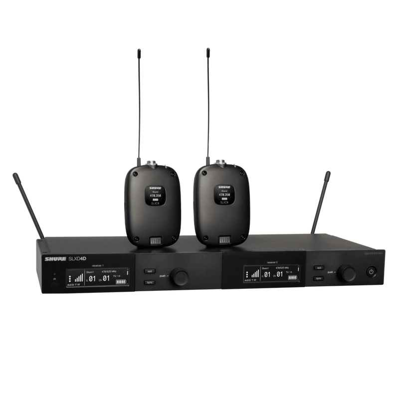 Shure SLXD14 Wireless System with SLXD1 Bodypack Transmitter