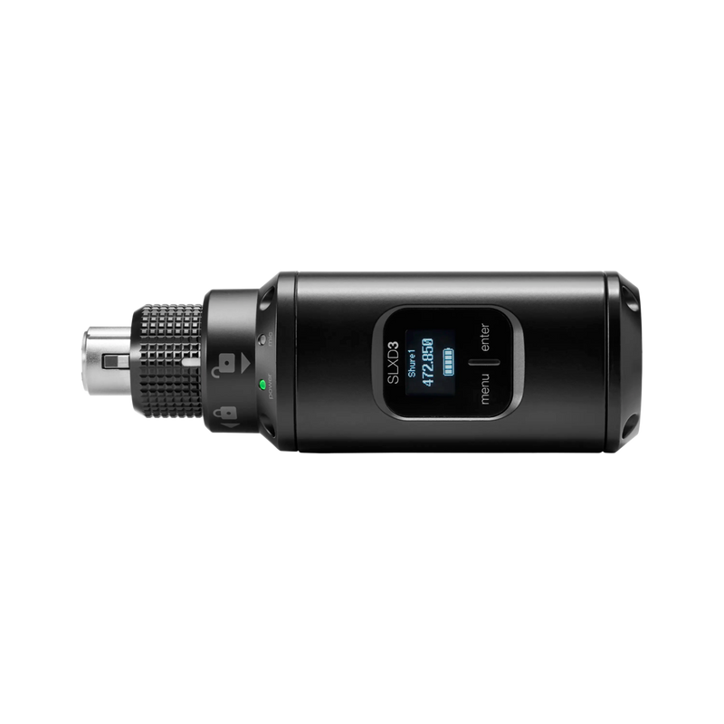 SLXD3 Plug-On Digital Wireless Transmitter With XLR Connector