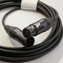 Austrian Cables AUC-135 XLR5F to XLR5M Professional Stereo Boom Cable Audio Cables Austrian Cables