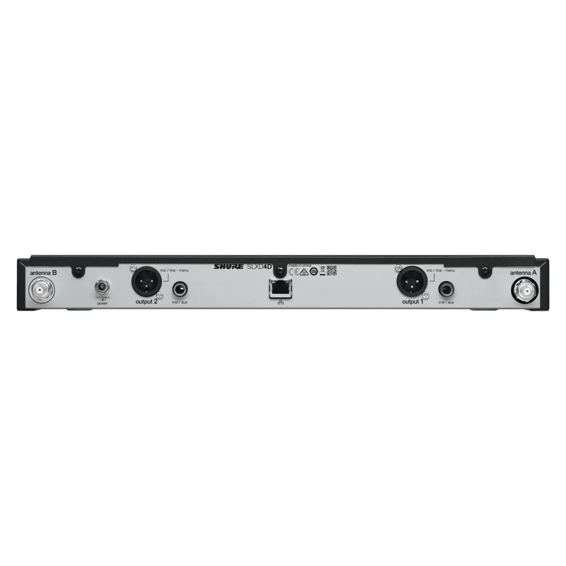 Shrue SLXD4D Dual Channel Receiver ports