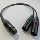 Austrian Cables AUC-136 XLR5F to 2x XLR3M Adapter Cable Audio Cables Austrian Cables