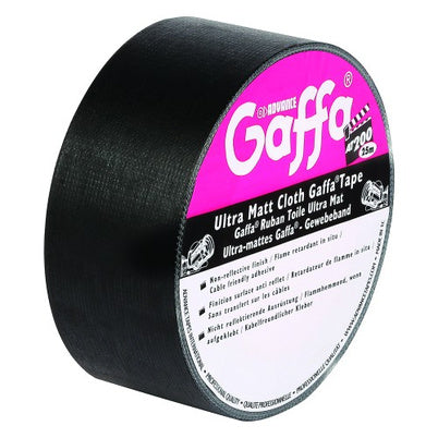 Advance Gaffa Tape (5805 BLK) Matt Black, 50mm x 50m