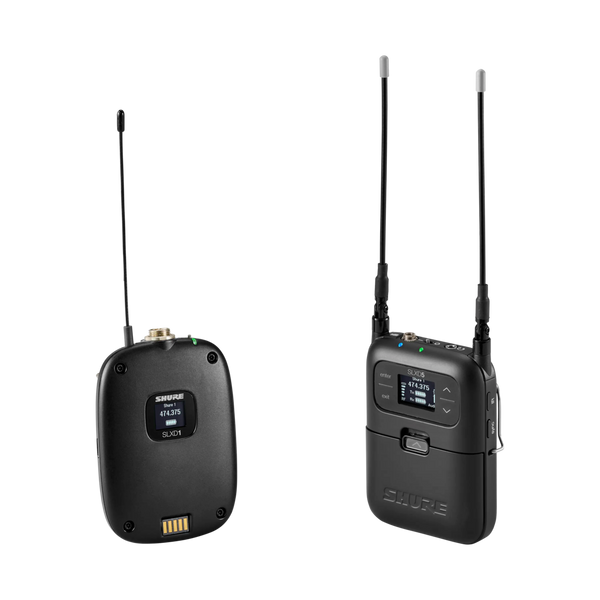 Shure SLXD15 Portable Wireless System SLXD1 Bodypack Transmitter Shure G59 (470 - 514 MHZ) None