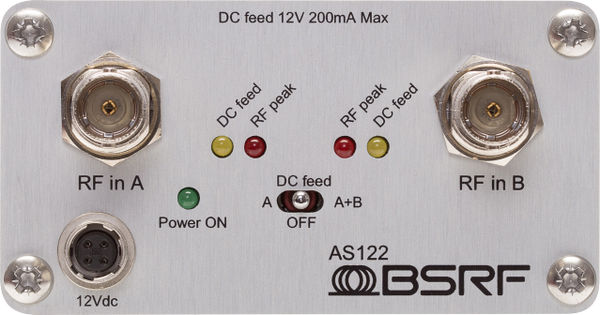 BSRF AS-122 Dual Channel Active Antenna Splitter Antenna RF Distributor BSRF