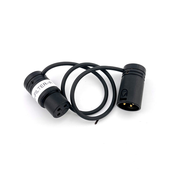 Austrian Cables AUC-120 XLR3F to XLR3M RF-Filtered Jumper Cable Audio Cables Austrian Cables