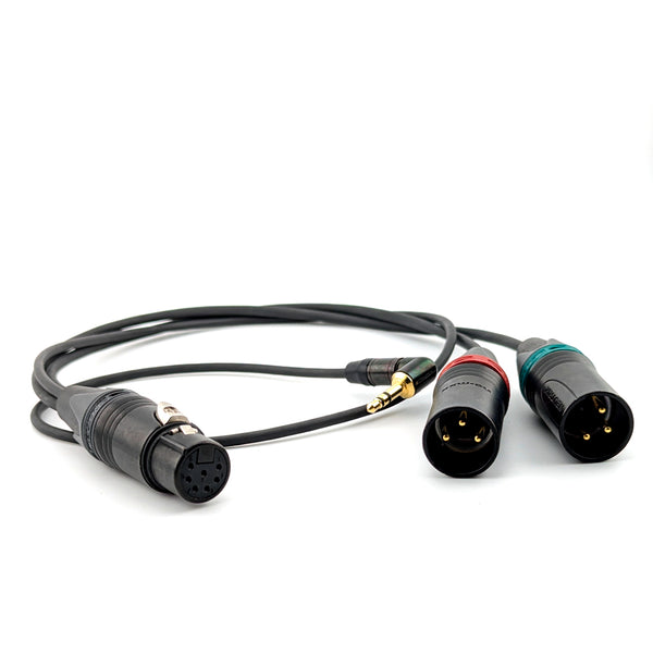 Austrian Cables Tieline Camera-Side Splitter Cable Cables Austrian Cables 2x XLR3M + 1x 3.5mm Minijack