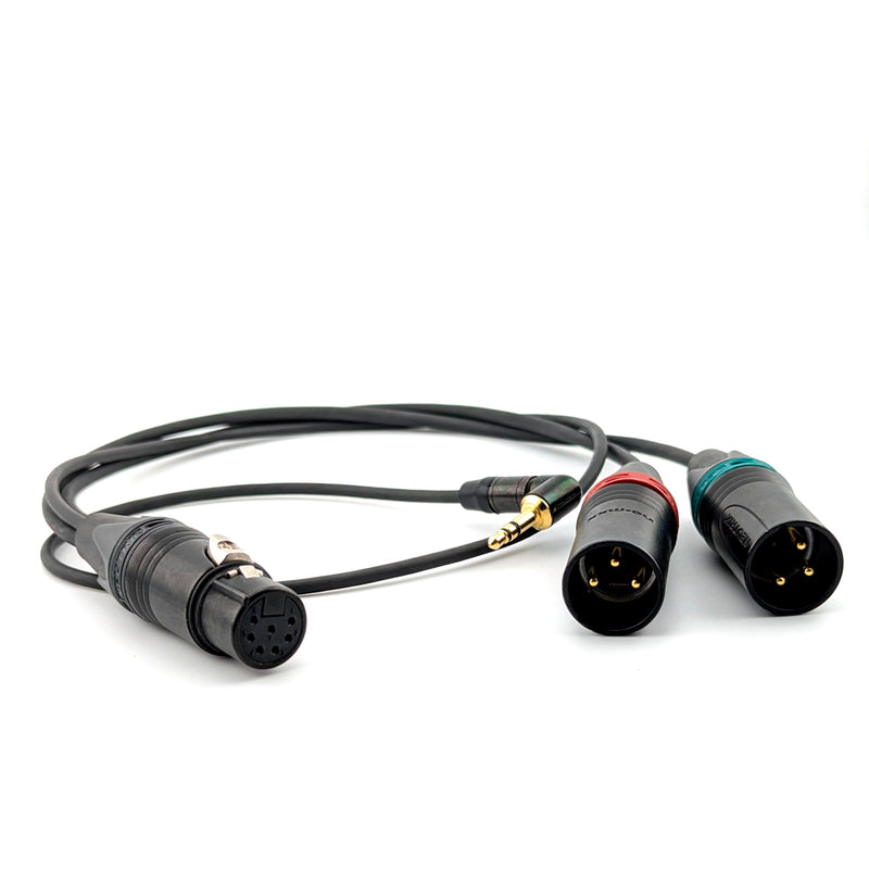 Austrian Cables Tieline Camera-Side Splitter Cable Cables Austrian Cables 2x XLR3M + 1x 3.5mm Minijack