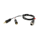 Austrian Cables AUC-110 TA5F to 2x TRS Locking Minijack Splitter Cable Sound Austrian Cables