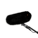 Bubblebee Fur Wind Jacket Cover for Windshields Sound Bubblebee Industries for Rycote Windshield Kit 3 Black