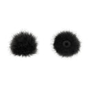 Bubblebee Windbubble PRO Lav Mic Windshield, Twin Pack Sound Bubblebee Industries XS Black
