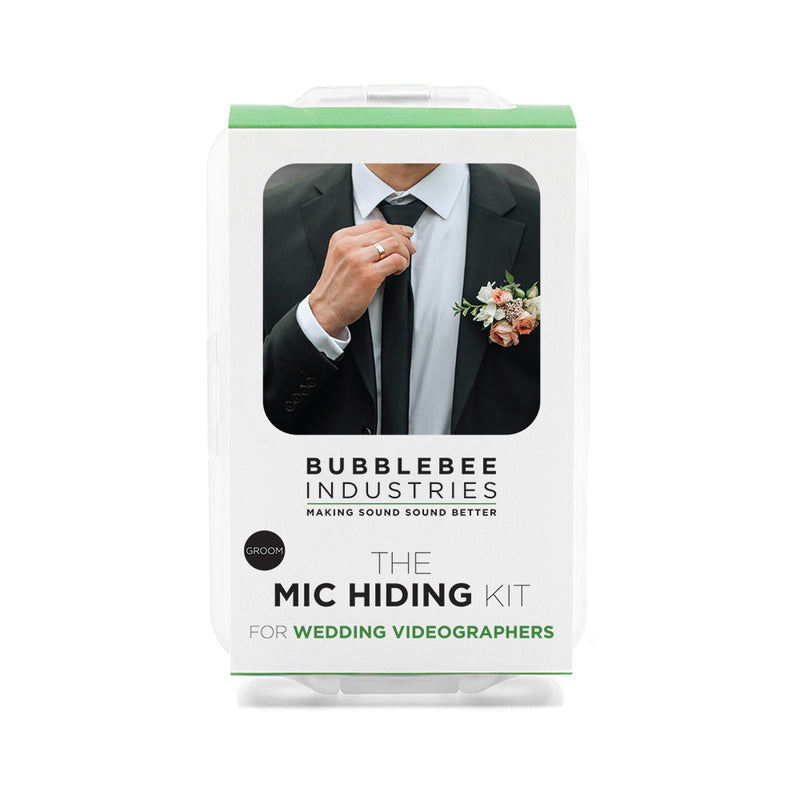 Bubblebee The Groom Mic Hiding kit for Wedding Videographers Accessories Bubblebee Industries