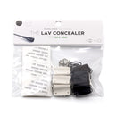 Bubblebee The Lav Concealer for DPA 2061 Accessories Bubblebee Industries 6-Pack Black and White