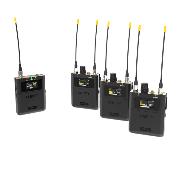 Deity Pocket Wireless, 2,4 GHz Wireless-Mikrofonsystem – -DE Deity Pocket Wireless, 2,4 GHz Wireless-Mikrofonsystem – -DE