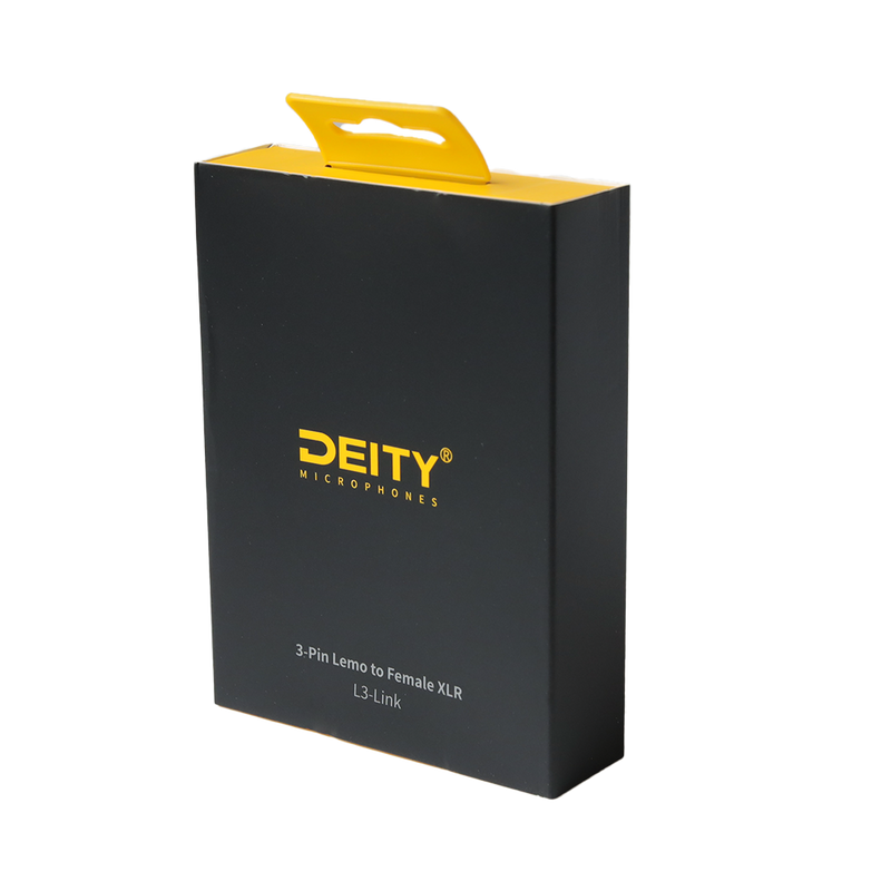 Deity L3-Link Cable, XLR3F to Lemo3