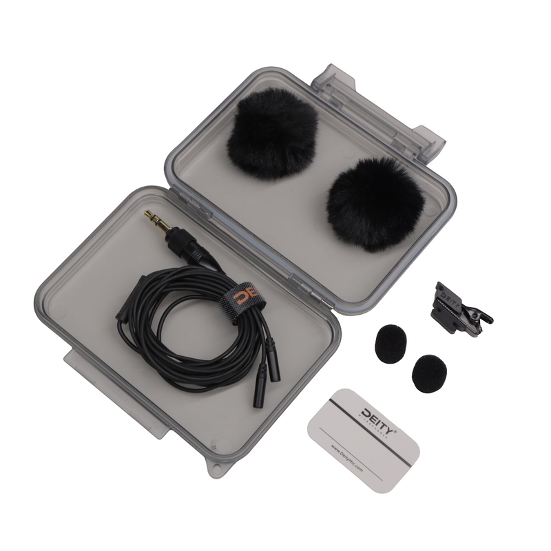 Deity Dual-Head WLP Lavalier Microphone, 3.5mm Jack