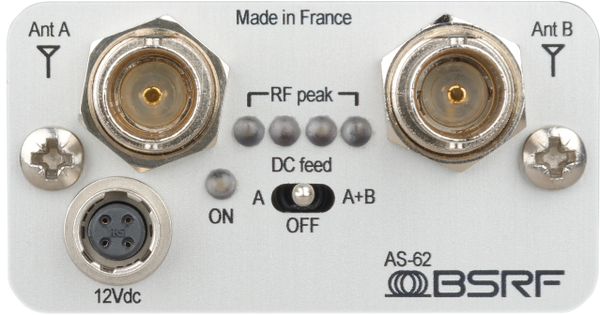 BSRF AS-62 Dual Channel Active Antenna Splitter Antenna RF Distributor BSRF