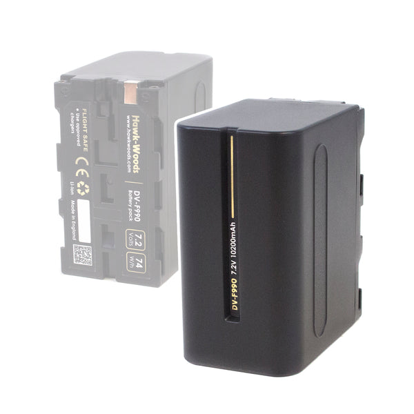 Hawk-Woods DV-F990 Sony 10200mA Battery Batteries Hawk-Woods