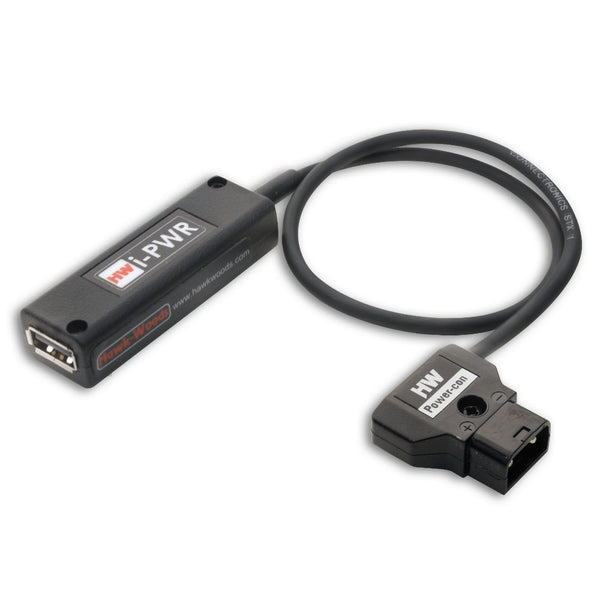 Hawk-Woods i-PW1 D-Tap to USB-A Adapter 5V regulated, 15cm Power Adapter Hawk-Woods