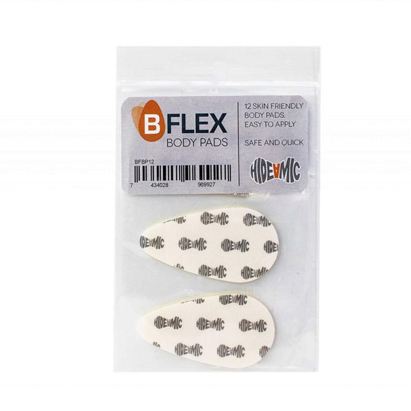 Hide-a-mic Body Pad for B_Flex hypo allergenic Sticker/Pad (12 pack) Accessories Hide-a-mic