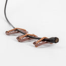 Hide-a-mic Clipz universal hair and wig mounts, 3 Clipz-Set Hide-a-mic Brown