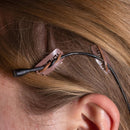 Hide-a-mic Clipz universal hair and wig mounts, 3 Clipz-Set Hide-a-mic