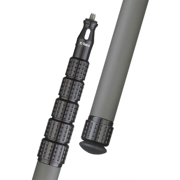 K-Tek KP12 Mighty Boom 6-Section Graphite Boom Pole, 94-366cm (B-Stock) Boom Poles K-Tek