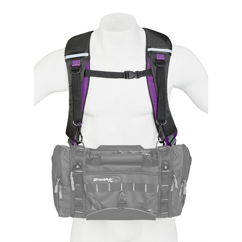 K-Tek KSBPXP Stingray BackPack XP with Integrated Harness (purple, black) 3