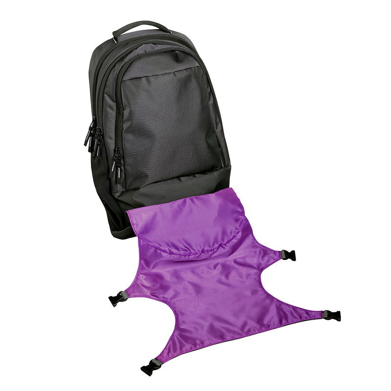 K-Tek KSBPXP Stingray BackPack XP with Integrated Harness (purple, black) open