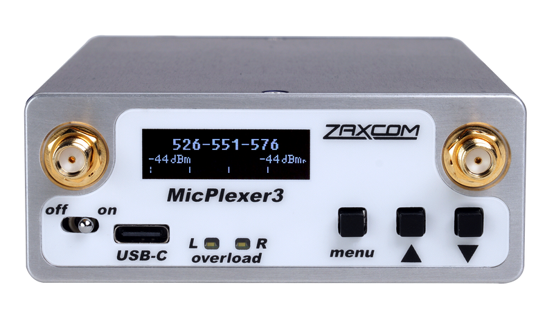 Zaxcom Micplexer 3 RF Filter and Amplifier Antenna RF Distributor Zaxcom