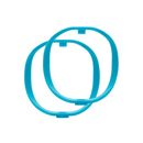 Radius RAD-1 Replacement Hoops (Pair), Soft Firmness 62-Shore (Light Blue) Accessories Radius Windshields