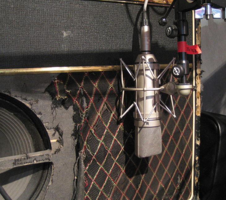 Neumann 87 Ai Studio Microphone Nickel In Use