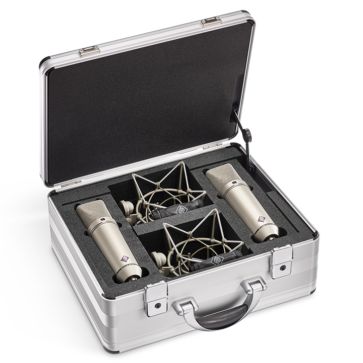 Neumann 87 Ai Studio Microphone Nickel Stereo Set