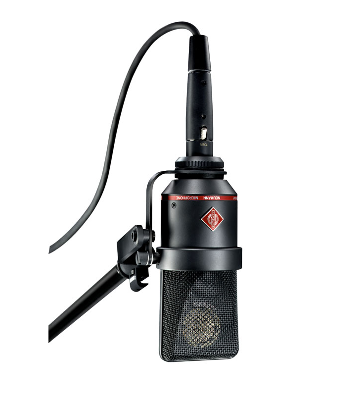 Neumann TLM 170 R Studio Microphone Black mounted