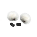 Rycote Ristretto Lavalier Windjammer Pair white Microphone Accessories Rycote