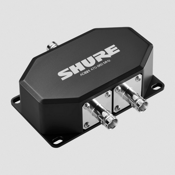 Shure AD221 Digital PSM 2-Way Passive Combiner/Splitter Antenna RF Combiner Shure