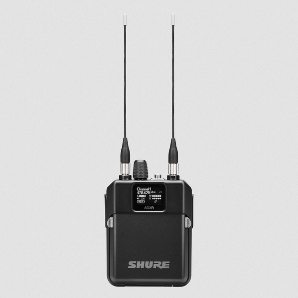 Shure ADXR Digital PSM Wireless Bodypack Receiver WIreless Receivers Shure