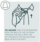 Hide-a-mic Tie Holder for DPA 4060/4061/4071 Hide-a-mic