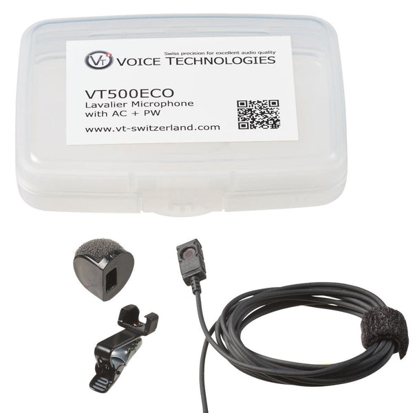 Voice Technologies VT506 Eco Lavalier Microphone Lavalier Microphones Voice Technologies