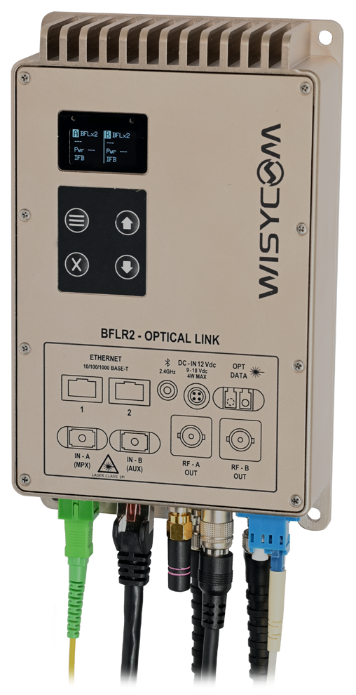 Wisycom BFL-R2 RF over Fiber Dual Receiver Module Switch Wisycom