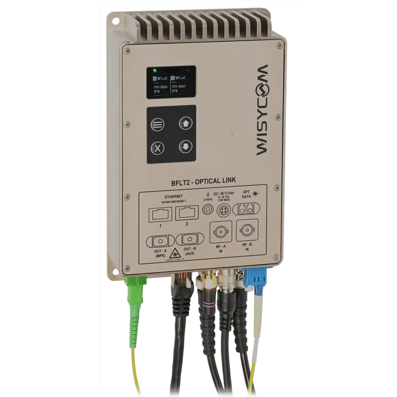 Wisycom BFL-T2 RF over Fiber Dual Transmitter Module Switch Wisycom