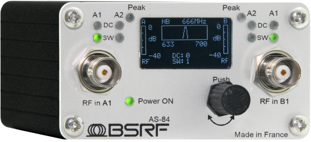 BSRF AS-84 Quad Channel Active Antenna Splitter with selectable filtering