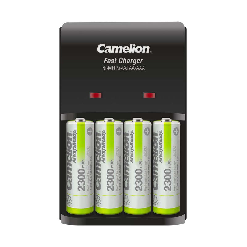 Camelion Fast Charger BC-1002A with 4 x batteries BP1 (2300mAh)