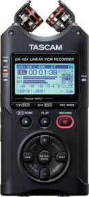 Tascam DR-40X 4-Channel Portable Handheld Field Recorder Tascam
