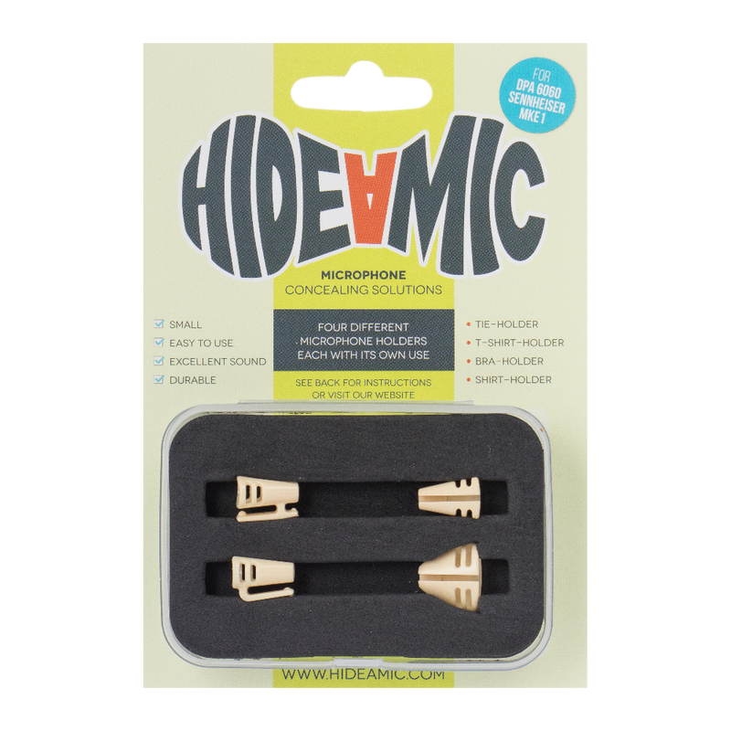 Hide-a-mic 4pc Set for DPA 6060/6061 and Sennheiser MKE1