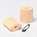 Hide-a-mic Foam-O's small, 16 universal soft Foam Microphone Mounts Accessories Hide-a-mic Beige