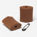Hide-a-mic Foam-O's small, 16 universal soft Foam Microphone Mounts Accessories Hide-a-mic Brown